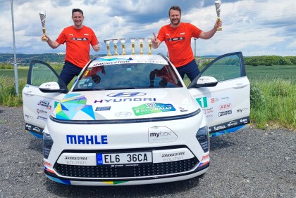 Posádka týmu Janík Motorsport vybojovala na domácí 4. Futures Contproduct Rally Morava vítězství