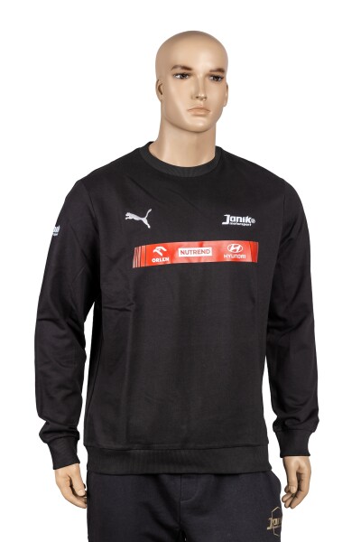 ČERNÁ MIKINA BEZ KAPUCE PUMA/JANÍKMOTORSPORT
